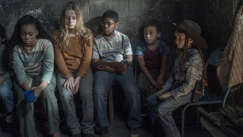 Judith y el resto de los pequeños de Hilltop en el 10x12 de The Walking Dead