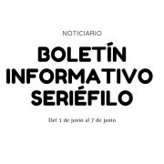 Boletín informativo seriéfilo - Del 1 al 7 de junio de 2020