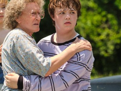 Glenn Close y Owen Asztalos